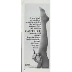 1965 Du Pont Ad "A new kind of stocking"