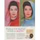 1960 Pond's Angel Face Ad "change your skin tone"