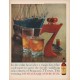 1960 Seagram's Ad "calm hour"