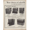 1960 Book-Of-The-Month Club Ad "valuable library sets"
