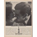 1960 Top Brass Hair Dressing Ad "it doesn't show yet"