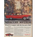 1961 Mercury Ad "Priced to compete"