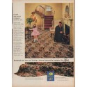1960 Lees Carpet Ad "Carpet that loves company"