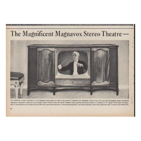 1960 Magnavox TV Ad "The Magnificent Magnavox Stereo Theatre"