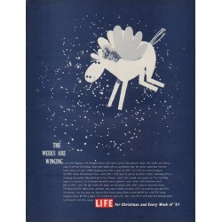 1960 LIFE Magazine Ad "The Weeks Are Winging"