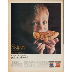 1967 Skippy Peanut Butter Ad "Different"