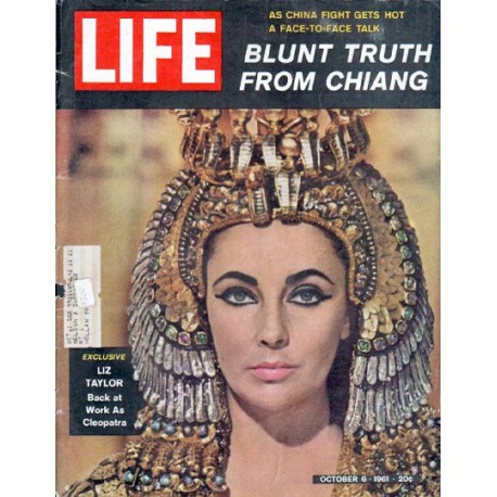 1961 LIFE Magazine Cover Page "Liz Taylor"