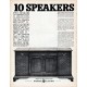 1961 General Electric Ad "10 speakers"