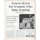 1961 Maytag Ad "A new dryer"