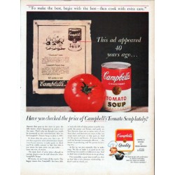 1961 Campbell's Soup Ad "This ad"