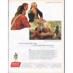 1961 America Fore Loyalty Group Ad "Our Destiny"