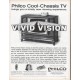 1961 Philco Television Ad "Vivid Vision"