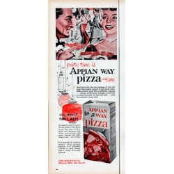 1961 Appian Way Pizza Ad "party time"