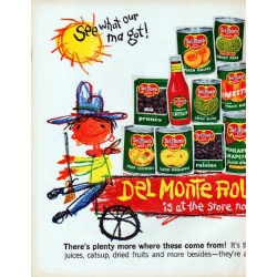 1961 Del Monte Ad "Round-Up"