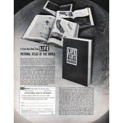 1961 LIFE Books Ad "Pictorial Atlas of the World"