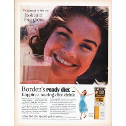 1961 Borden's Ad "look and feel great"