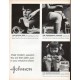 1961 Johnson & Johnson Ad "first aid products"