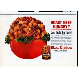 1962 Mary Kitchen Ad "Roast Beef Hungry"