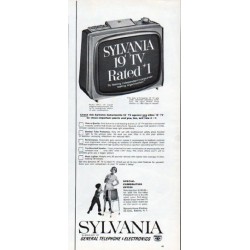 1962 Sylvania TV Ad "Model 19P11"