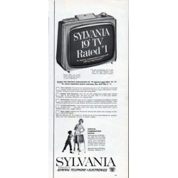 1962 Sylvania TV Ad "Model 19P11"