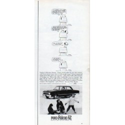 1962 Ford Falcon Ad "Look at it this way, Snoopy"