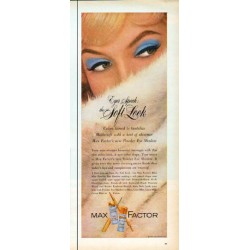 1962 Max Factor Ad "the Soft Look"