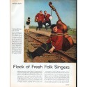 1962 Folk Singers Article "Flock of Fresh Folk Singers"