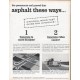 1961 Portland Cement Association Ad "concrete outperforms asphalt"