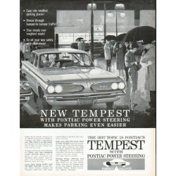 1961 Pontiac Tempest Ad "New Tempest"