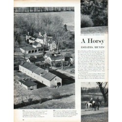 1961 Kennedys Article "Horsy Hideaway"