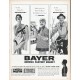 1961 Bayer Aspirin Ad "Brings Fastest Relief"