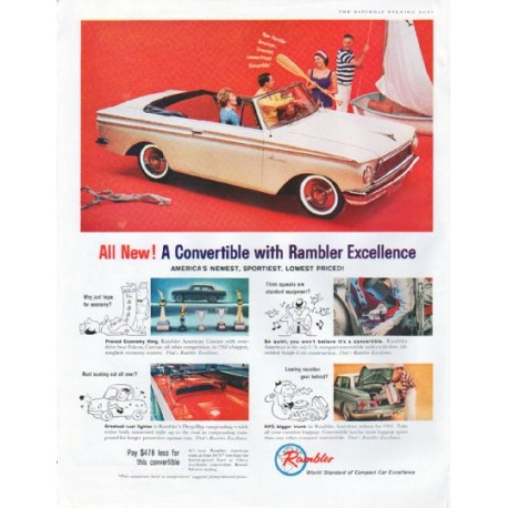1961 Rambler Ad "Rambler Excellence"