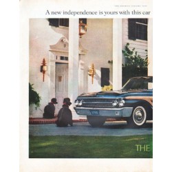 1961 Ford Country Squire Ad "A new independence"