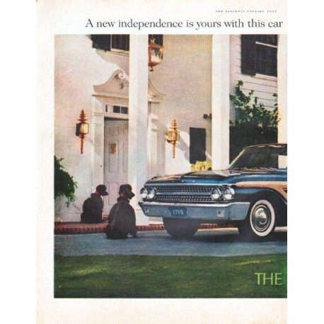 1961 Ford Country Squire Ad "A new independence"