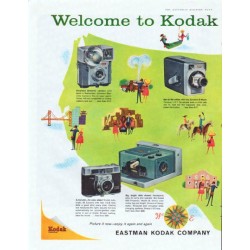 1961 Kodak Ad "Cameraland"