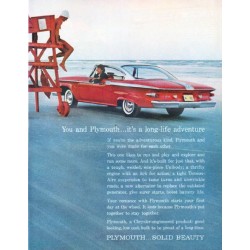 1961 Plymouth Ad "long-life adventure"