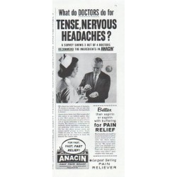 1961 Anacin Ad "What do Doctors do"