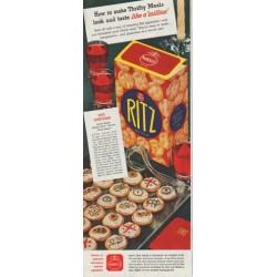 1942 Ritz Ad "How to make Thrifty Meals"