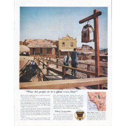 1961 Ethyl Corporation Ad "ghost town"