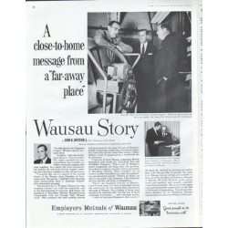 1961 Employers Mutuals of Wausau Ad "close-to-home"