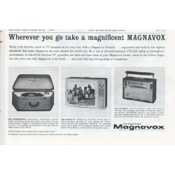 1961 Magnavox Ad "Wherever you go"