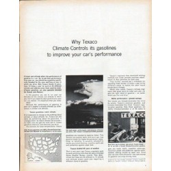 1961 Texaco Ad "Climate-Controls"