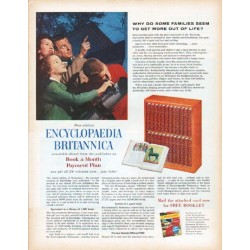 1961 Encyclopaedia Britannica Ad "some families"