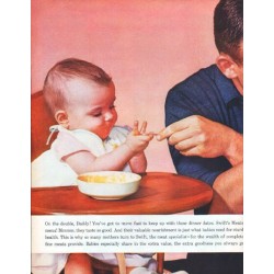 1961 Swift's Premium Meats Ad "Meats for Babies"