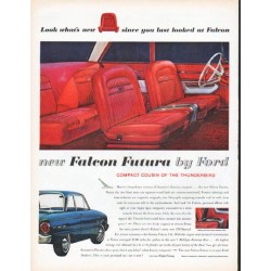 1961 Ford Falcon Ad "new Falcon Futura"