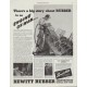 1942 Hewitt Rubber Ad "There's a big story about Rubber in an Engine of War"