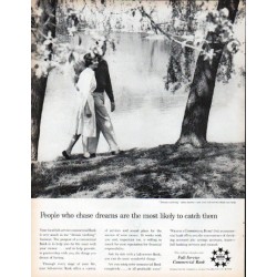 1961 Foundation for Commercial Banks Ad "chase dreams"