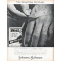 1961 Johnson & Johnson Ad "The Breathing Bandage"