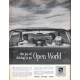 1961 Libbey Owens Ford Glass Ad "Open World"