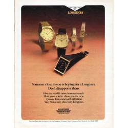 1979 Longines-Wittnauer Watch Ad "Someone close"